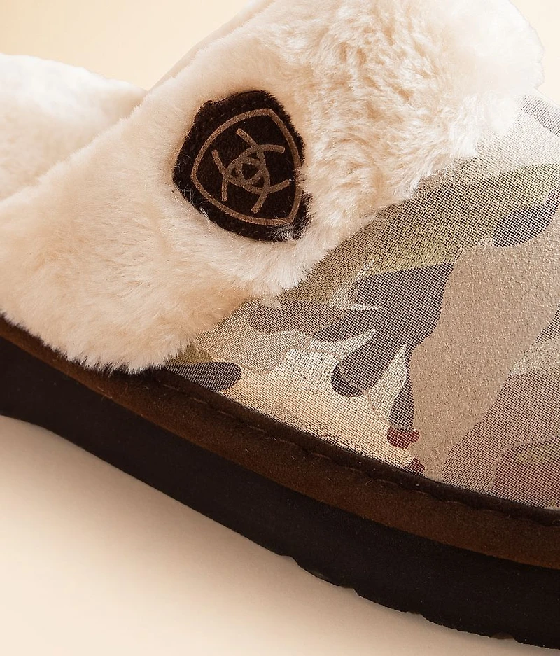 Jackie Exotic Camo Leather Slipper