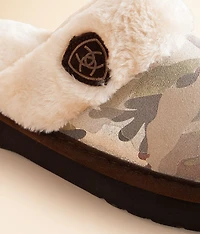 Jackie Exotic Camo Leather Slipper