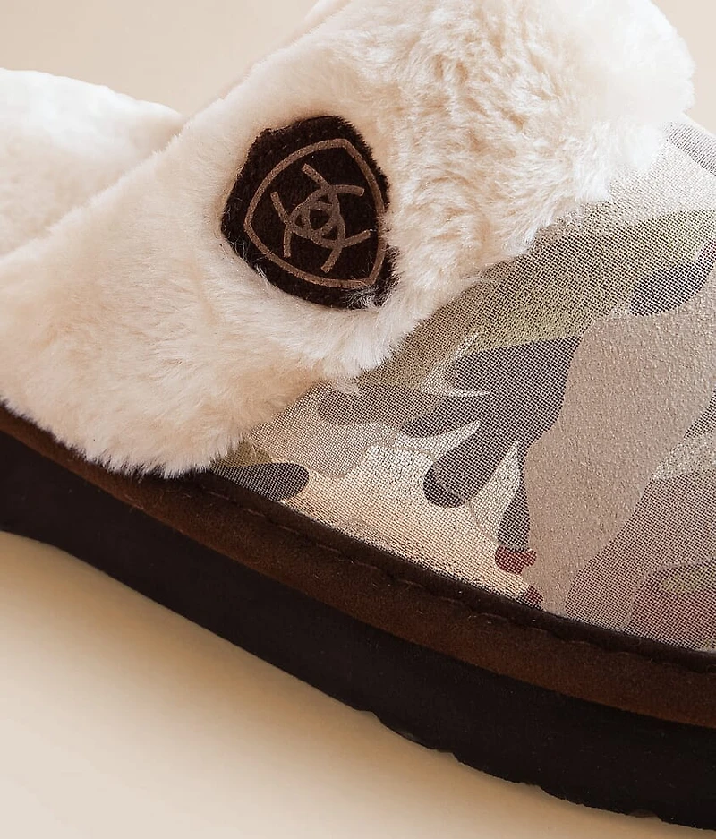 Jackie Exotic Camo Leather Slipper