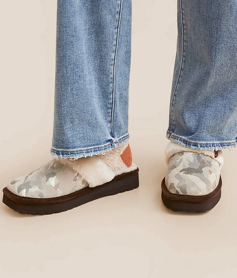 Jackie Exotic Camo Leather Slipper