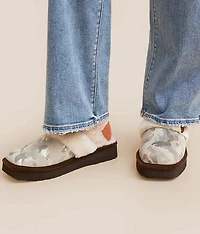 Jackie Exotic Camo Leather Slipper