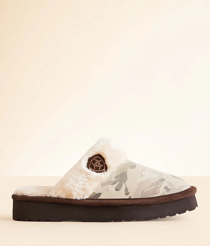 Jackie Exotic Camo Leather Slipper