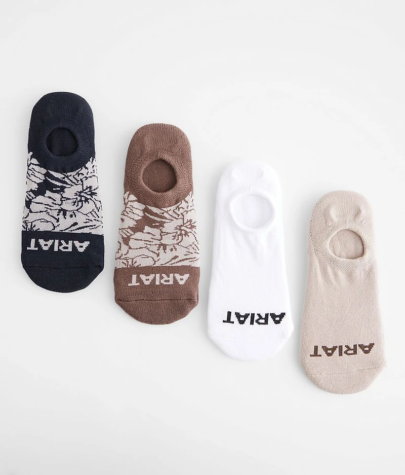Hilo 4 Pack No Show Socks