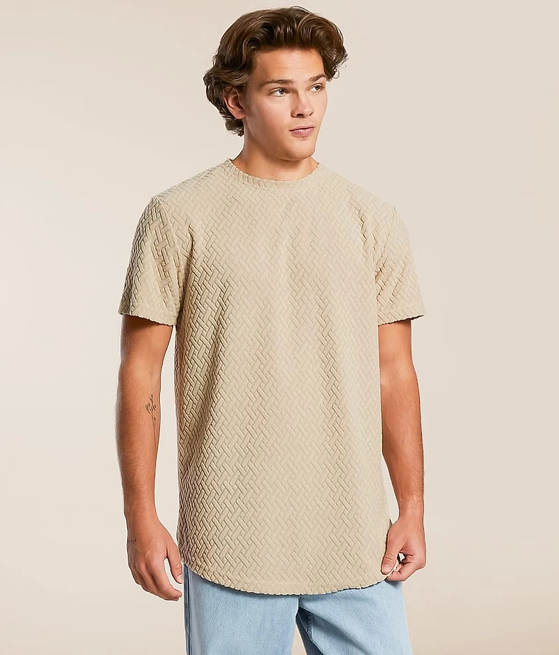 Nubby Fleece Textured T-Shirt