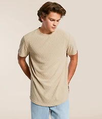 Nubby Fleece Textured T-Shirt