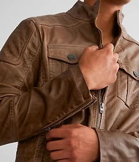 Faux Leather Jacket