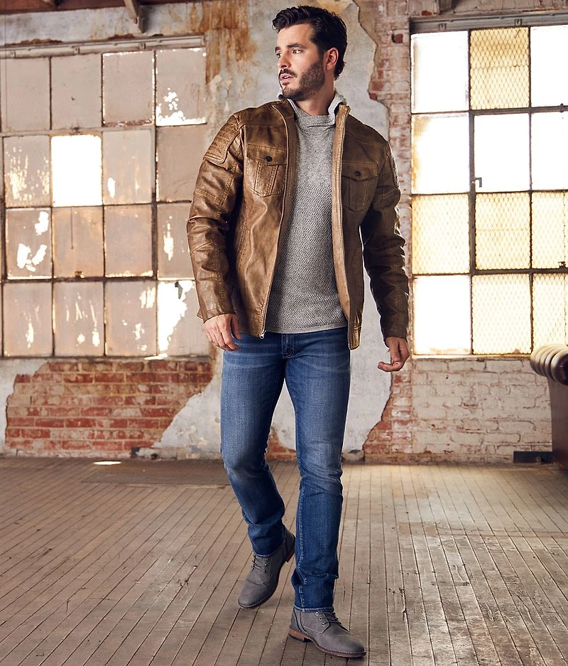 Faux Leather Jacket
