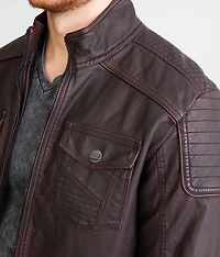 Faux Leather Jacket