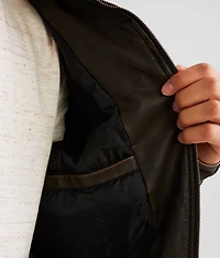 Washed Pleather Jacket