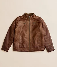 Boys - Faux Leather Jacket