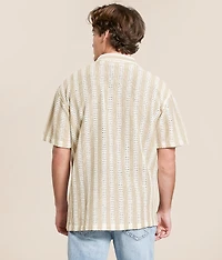 Crochet Striped Shirt