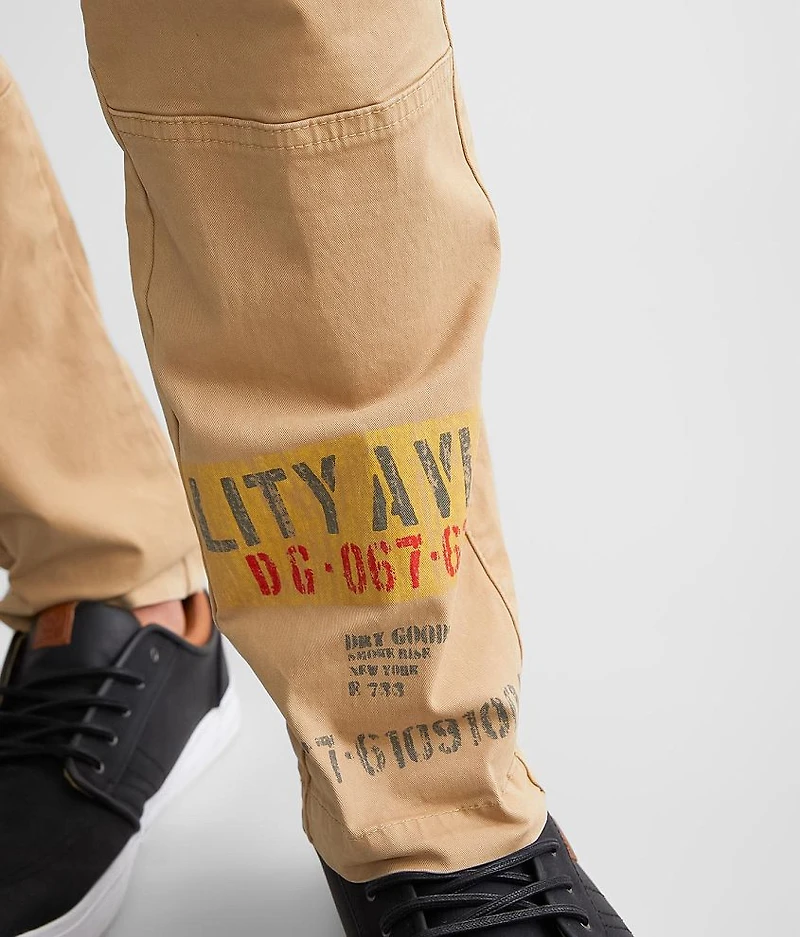 Slim Cargo Taper Stretch Pant