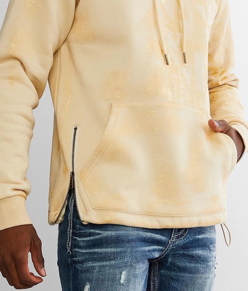 Metallic Hooded Sweatshirt