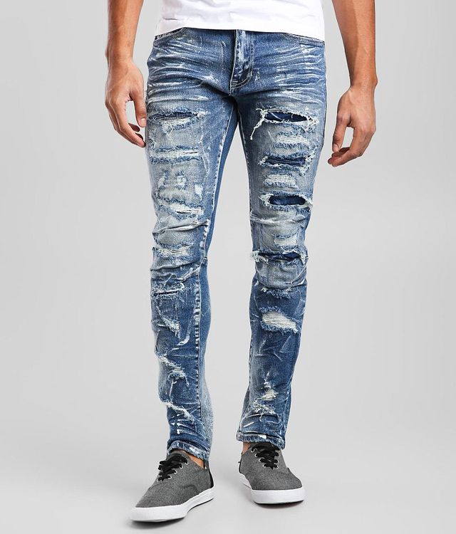 Smoke Rise Brush Taper Stretch Jean