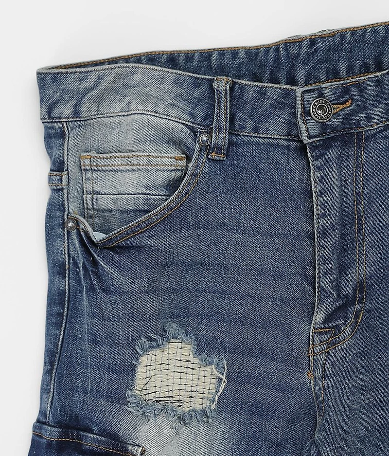 Taper Cargo Stretch Jean