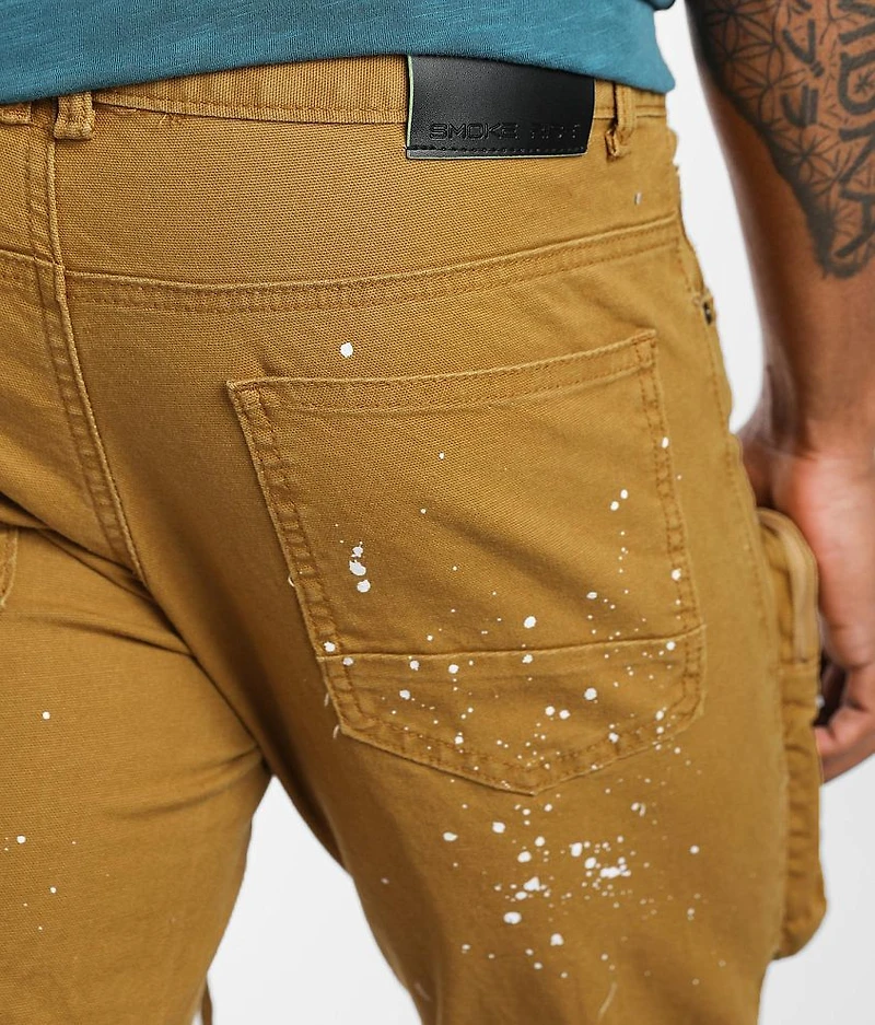Wheat Cargo Taper Stretch Jean