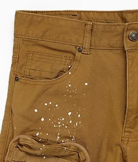 Wheat Cargo Taper Stretch Jean