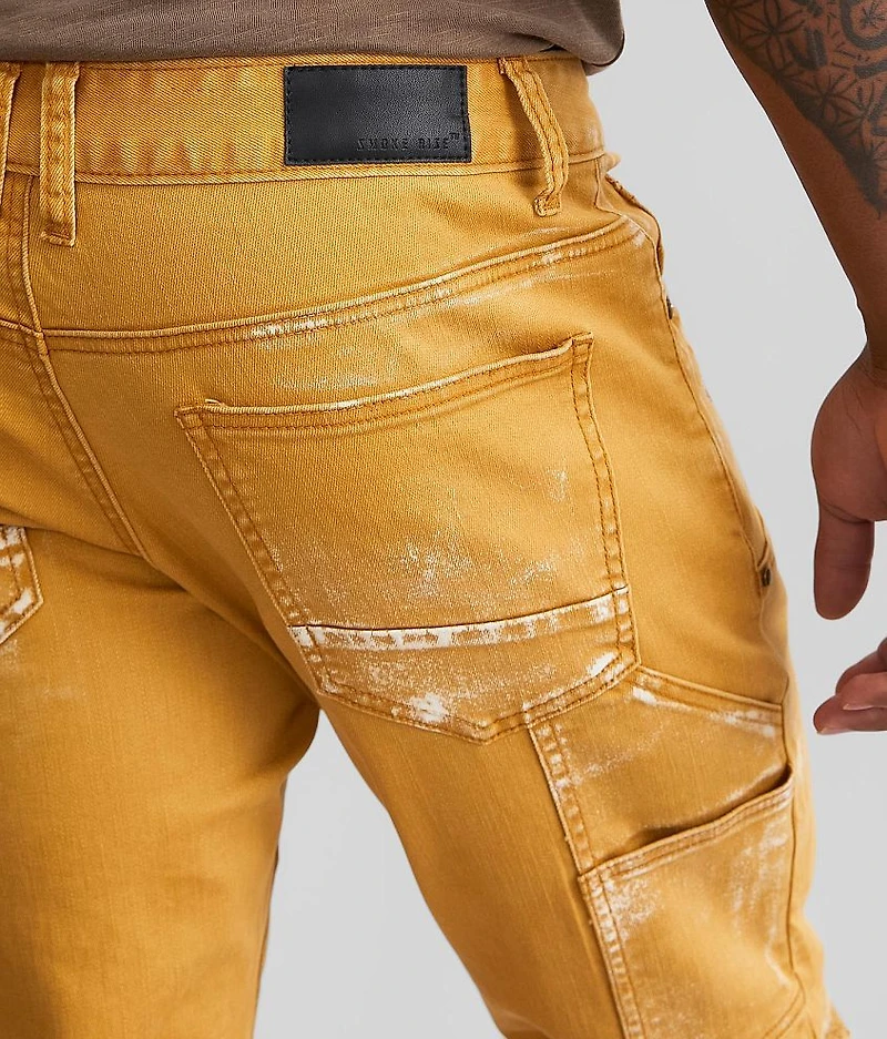 Pieced Taper Stretch Jean