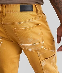 Pieced Taper Stretch Jean