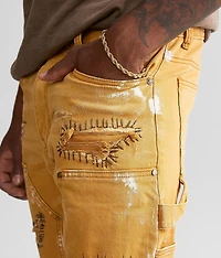 Pieced Taper Stretch Jean