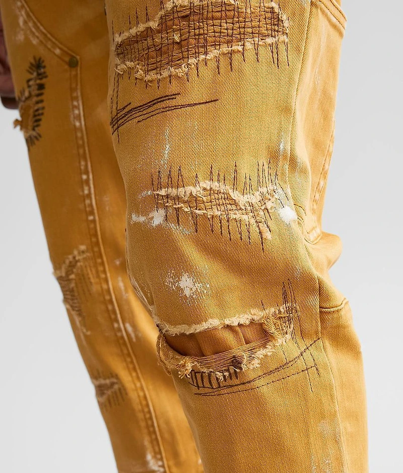 Pieced Taper Stretch Jean