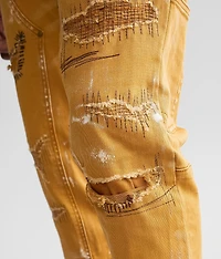 Pieced Taper Stretch Jean