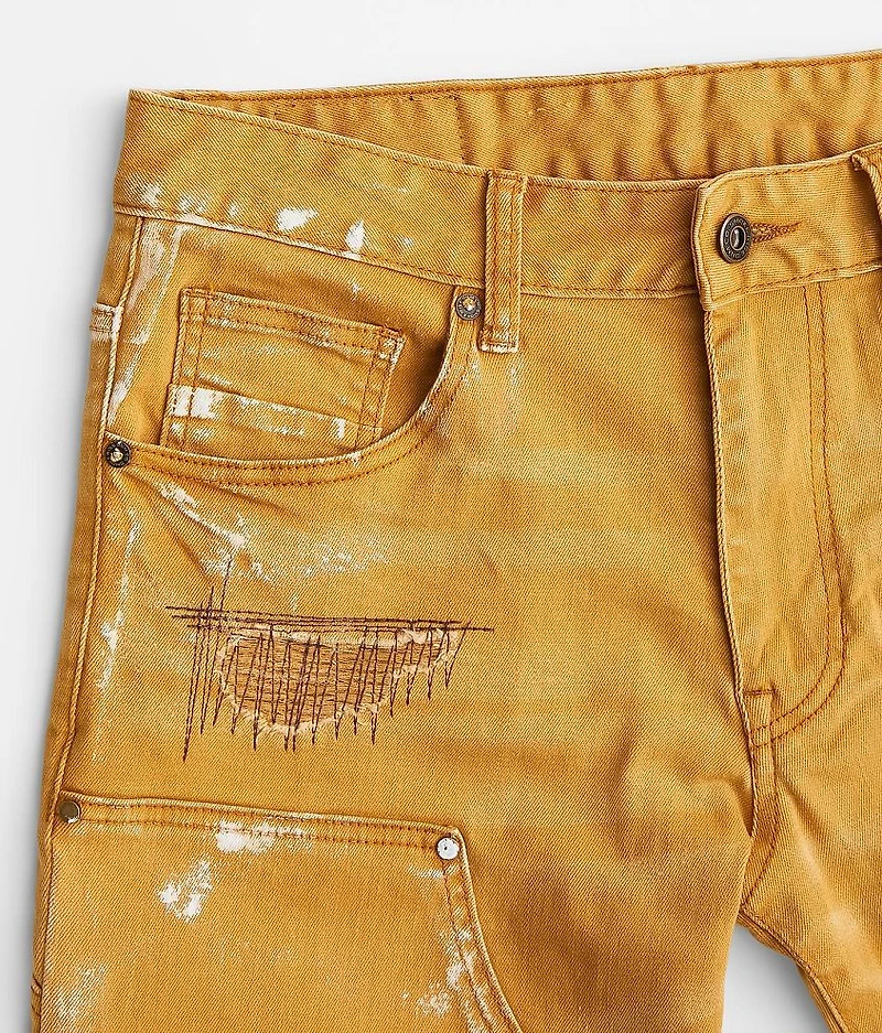 Pieced Taper Stretch Jean