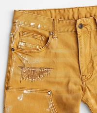 Pieced Taper Stretch Jean