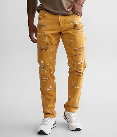 Pieced Taper Stretch Jean