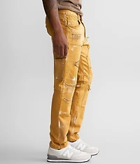 Pieced Taper Stretch Jean