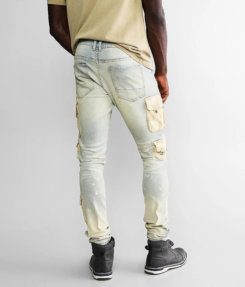 Cargo Taper Stretch Jean