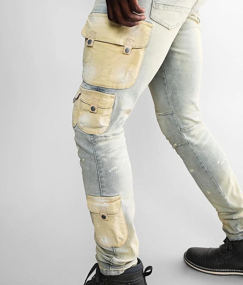 Cargo Taper Stretch Jean