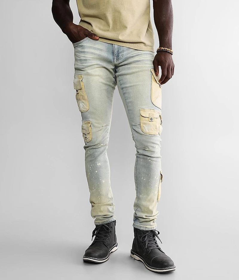 Cargo Taper Stretch Jean