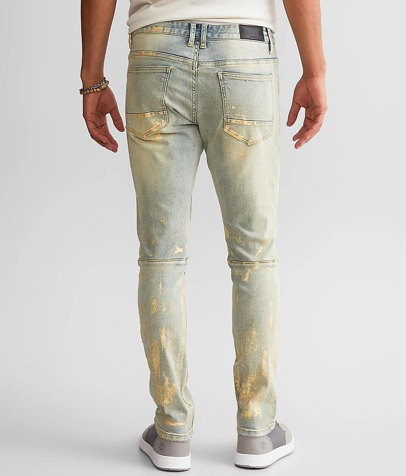 Foiled Taper Stretch Jean