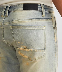 Foiled Taper Stretch Jean