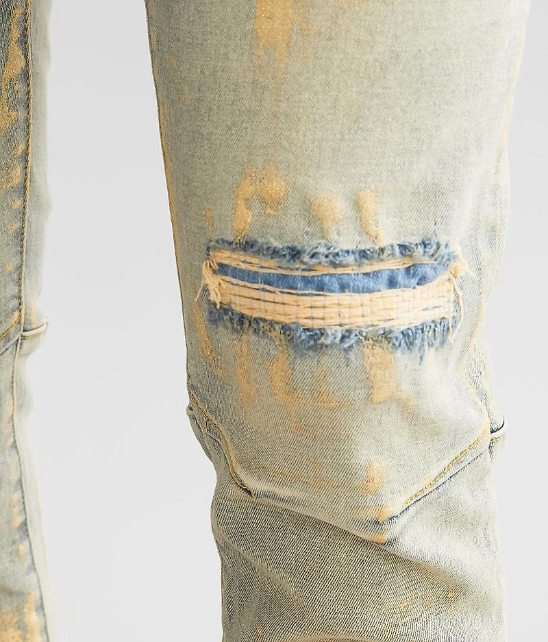 Foiled Taper Stretch Jean