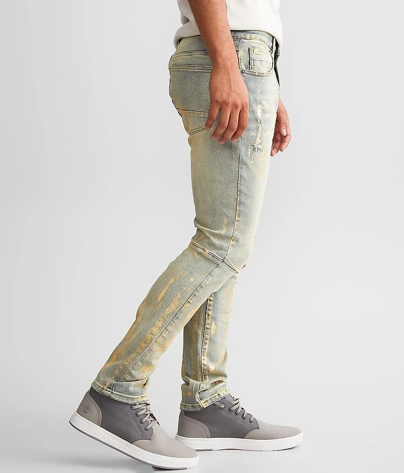 Foiled Taper Stretch Jean