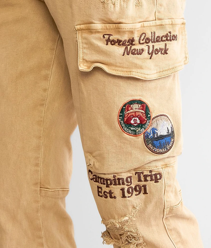 Slim Taper Cargo Stretch Jean