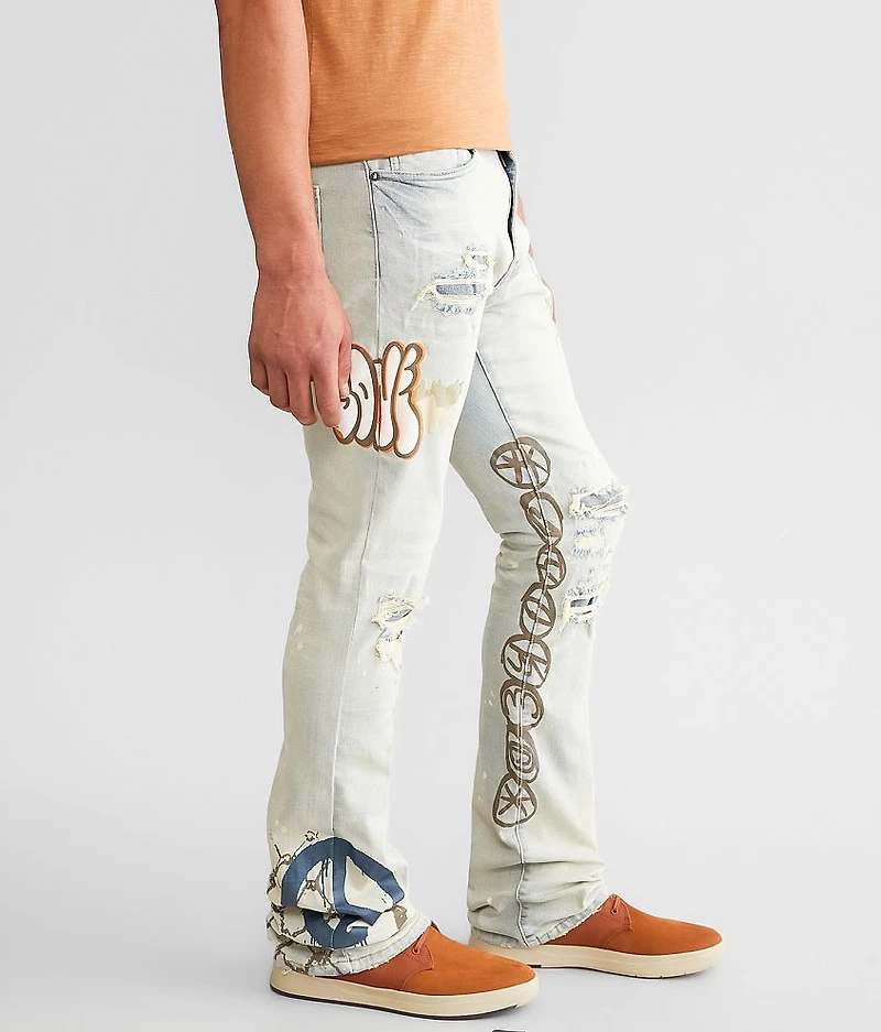 Stacked Flare Stretch Jean