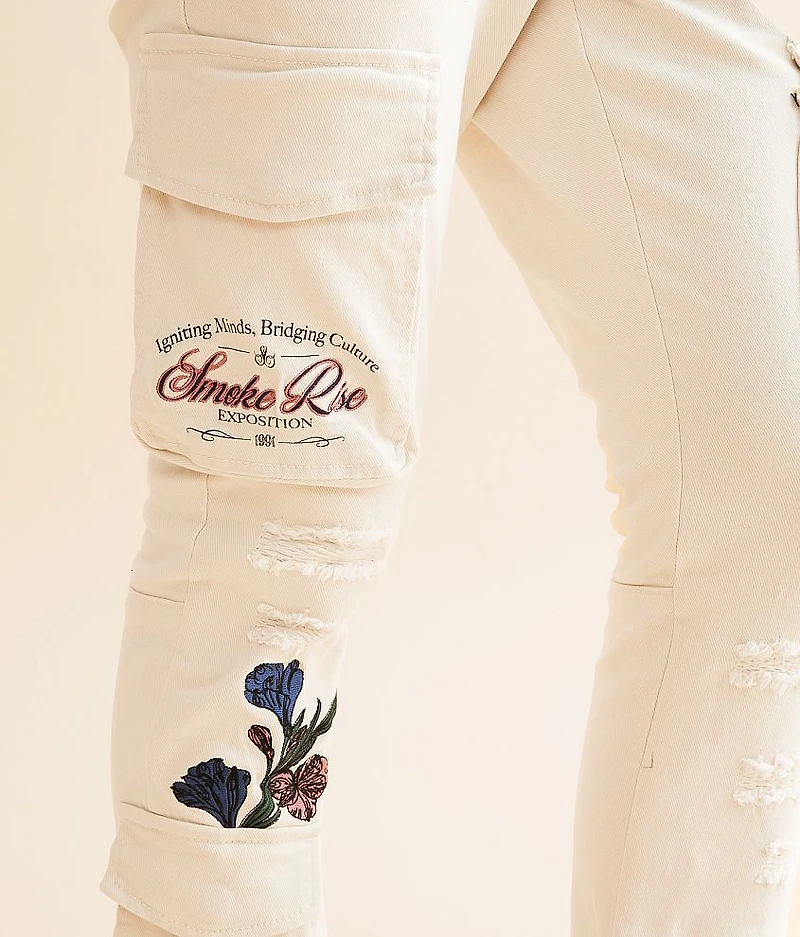 Slim Taper Stretch Cargo Jean