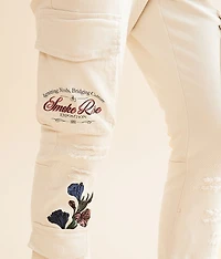 Slim Taper Stretch Cargo Jean