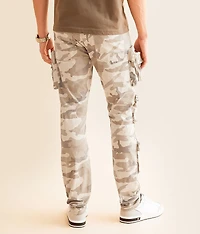 Slim Taper Stretch Cargo Camo Jean
