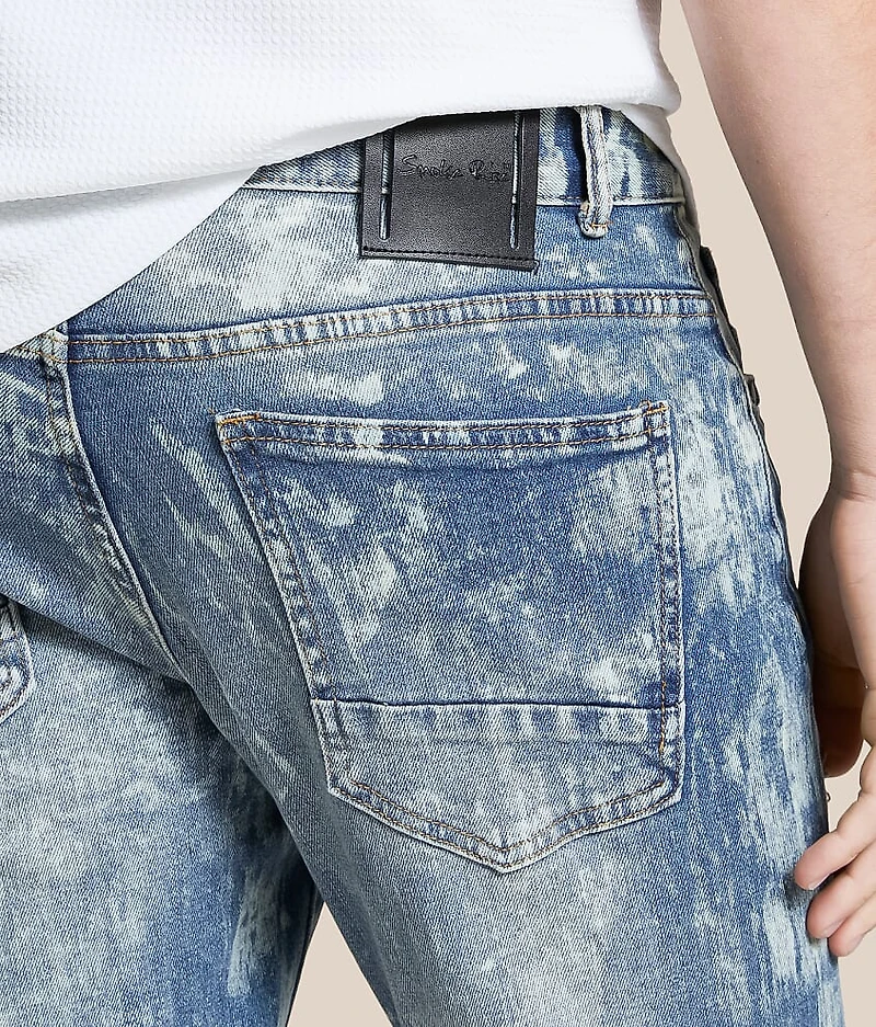 Lazy Stacked Flare Stretch Jean