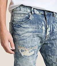 Lazy Stacked Flare Stretch Jean