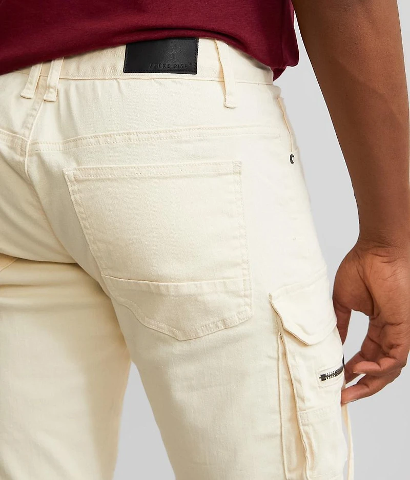 Cargo Denim Stretch Short