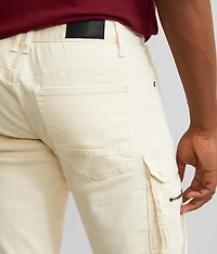 Cargo Denim Stretch Short