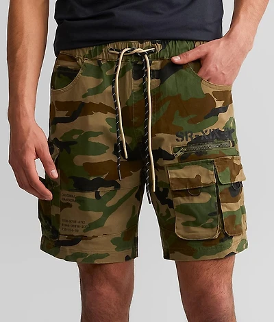 Camo Cargo Stretch Short
