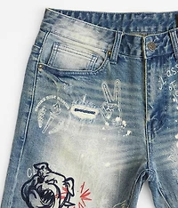 Denim Stretch Short