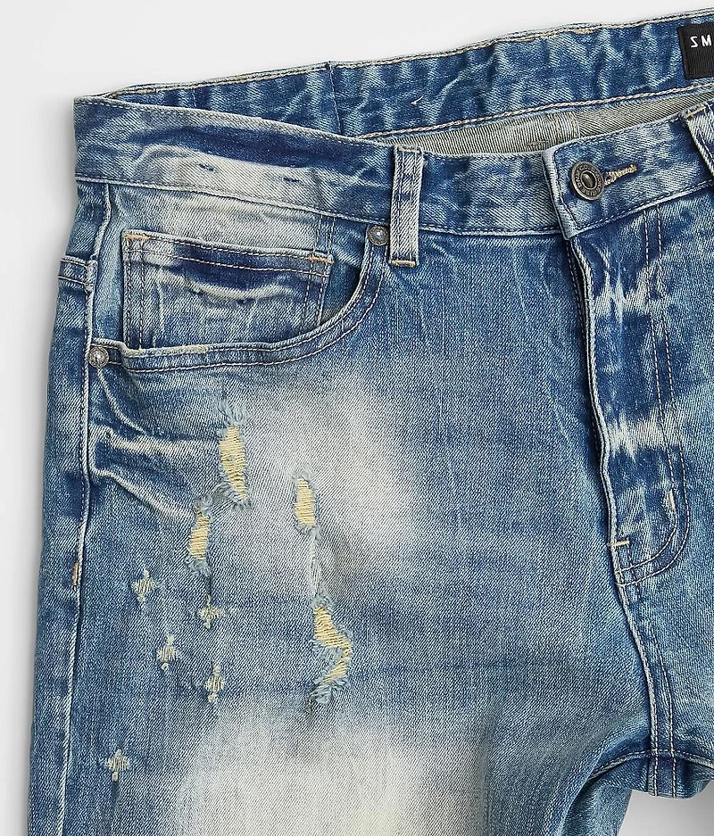 Destructed Stretch Short