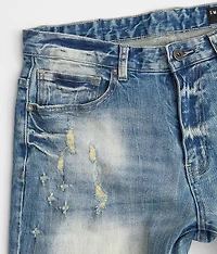 Destructed Stretch Short